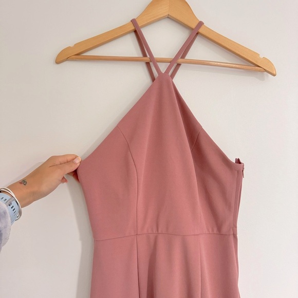 Speechless Mauve High Neck Maxi Dress‎ Size 7 - Picture 2 of 16